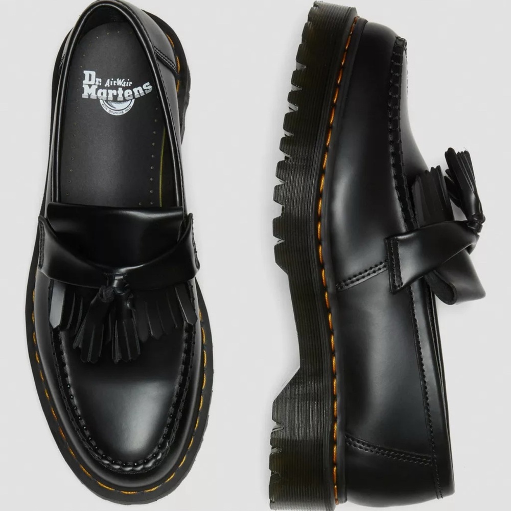 Dr. Martens Black Tassel Loafers